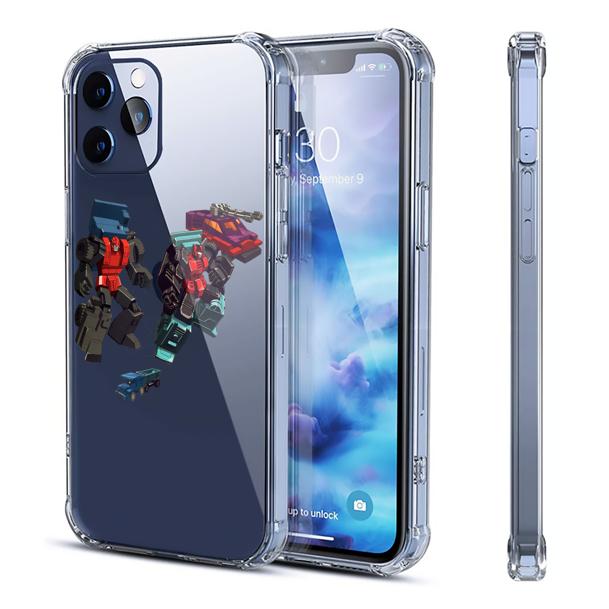 （画像用）  【iPhone 12シリーズ対応】透明スマホケース（クリアソフトケース）